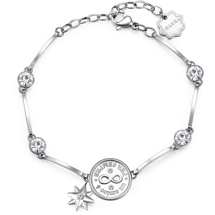 Bracciale Donna Rosa Dei Venti Con Infinito Gioielli Brosway Chakra | BHKB045