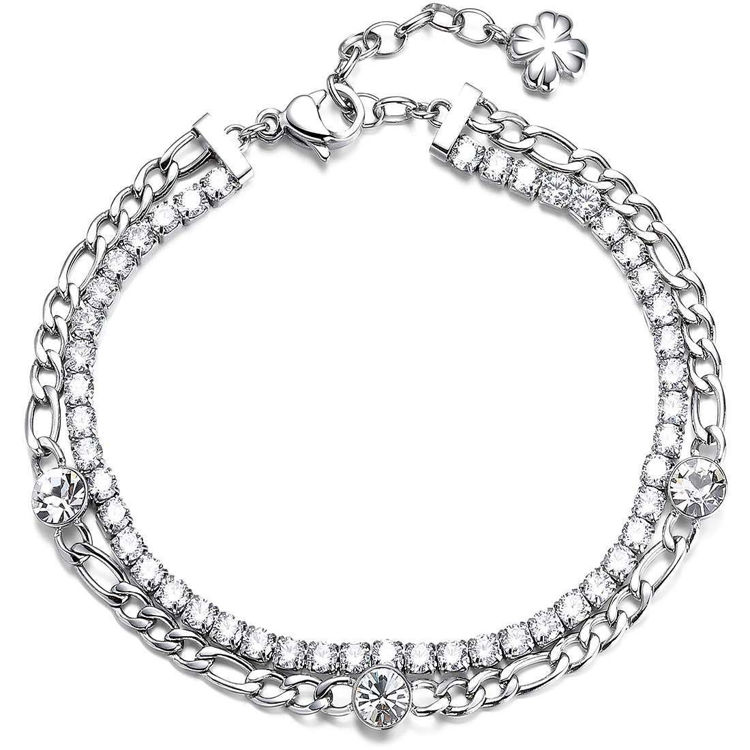 Bracciale Donna Catena Con Zirconi Gioielli Brosway Desideri | BEI047