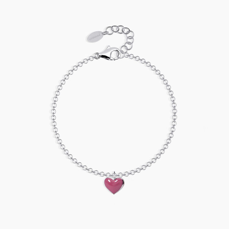 Immagine di Bracciale Cuore Pink Gioielli Mabina | 533039