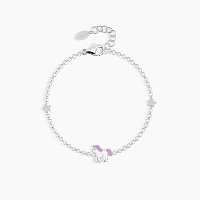 Immagine di Bracciale Bimba Con Ciondolo Unicorno Magico Gioielli Mabina | 533397