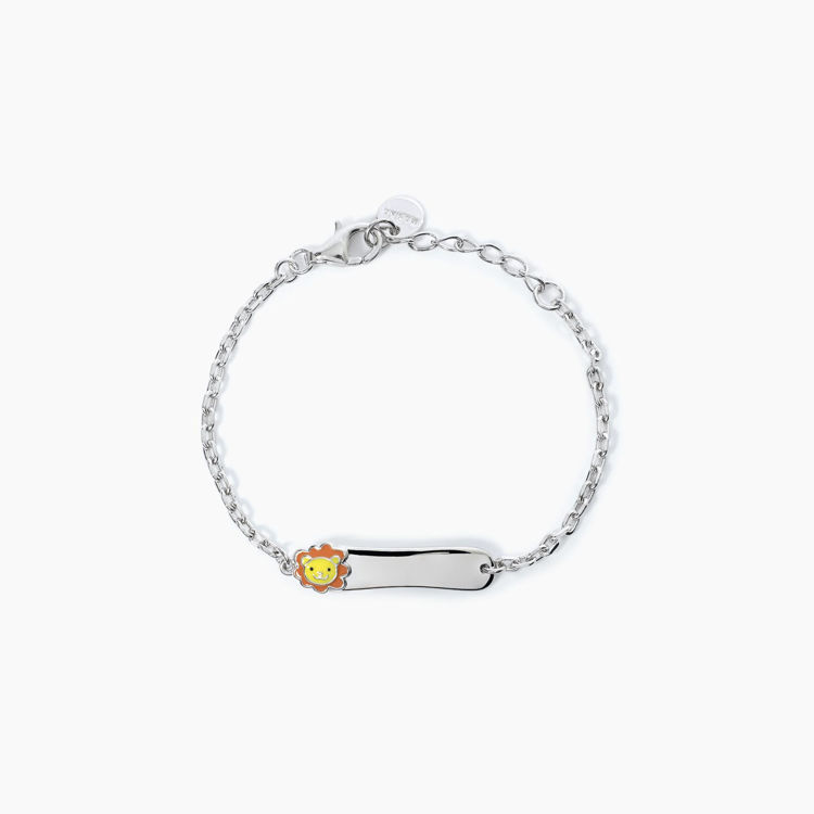 Immagine di Bracciale Neonato Personalizzabile Leone Gioielli Mabina | 533596