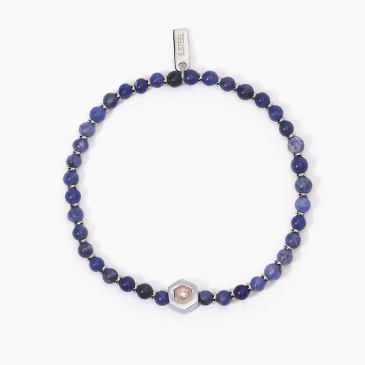 Immagine di Bracciale Con Dumortierite Gioielli 2Jewels | 232378