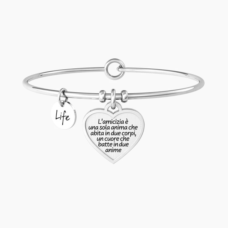 Immagine di Bracciale Rigido Con Ciondolo Amicizia Gioielli Kidult Love | 732155