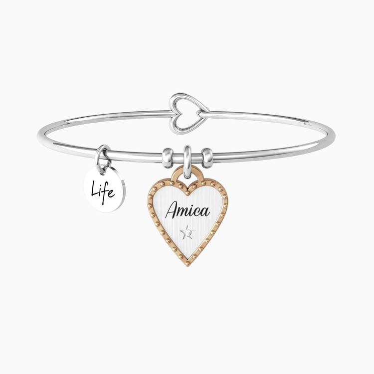 Immagine di Bracciale Cuore Amica Gioielli Kidult Love | 732027