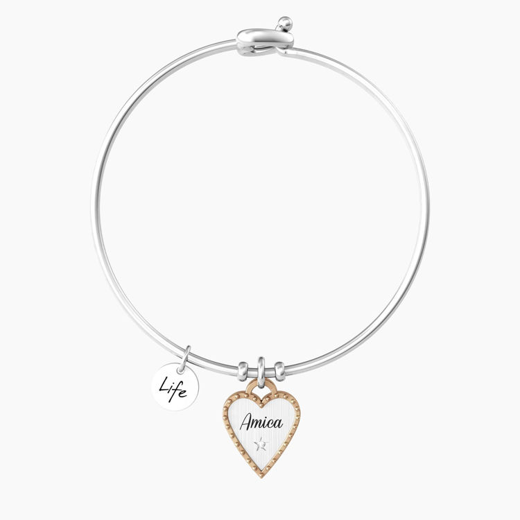 Immagine di Bracciale Cuore Amica Gioielli Kidult Love | 732027