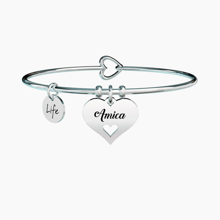 Immagine di Bracciale Ciodolo Cuore Gioielli Kidult Love | 731625