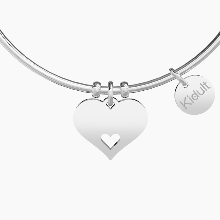 Immagine di Bracciale Ciodolo Cuore Gioielli Kidult Love | 731625