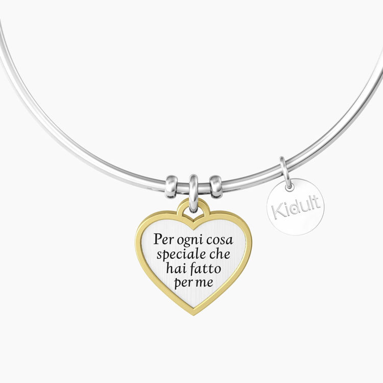 Immagine di Bracciale Rigido Mamma Con Cuore Gioielli Kidult Family | 732139