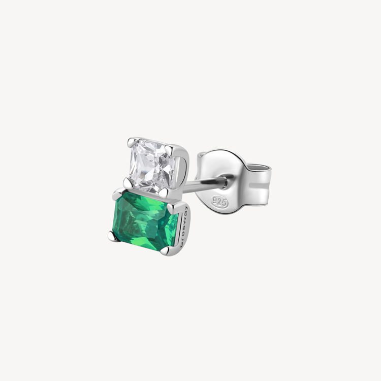 Immagine di Orecchino Emerald Zircone E Baguette Gioielli Brosway Fancy | FLG06