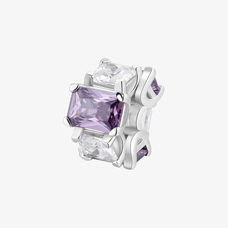 Immagine di Charm Zirconi E Baguette Amethyst Gioielli Brosway Fancy | FMP02