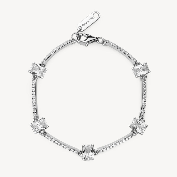 Immagine di Bracciale Semirigido Con Baguette Gioielli Brosway Fancy | FIW06