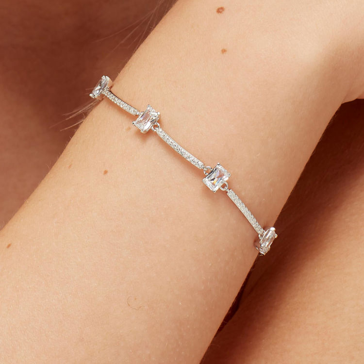 Immagine di Bracciale Semirigido Con Baguette Gioielli Brosway Fancy | FIW06