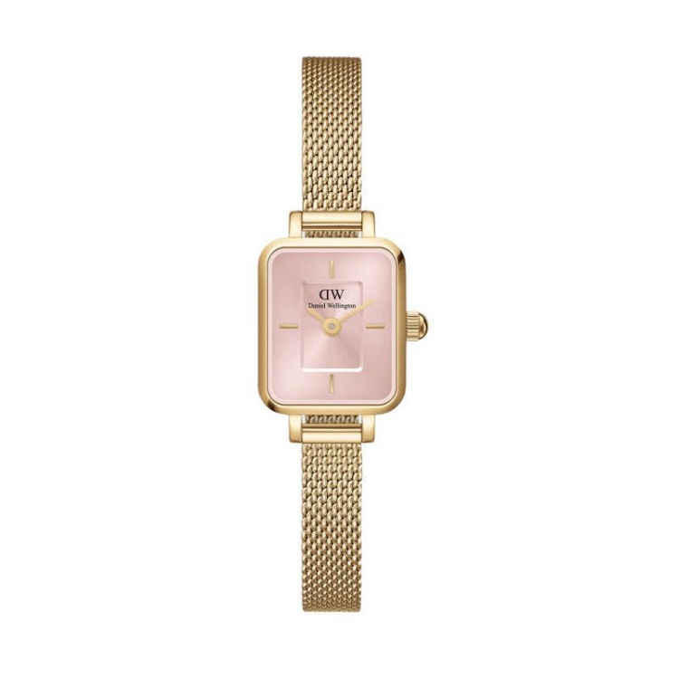 Immagine di Orologio Donna Daniel Wellington Quadro Mini Evergold Blush | DW00100655