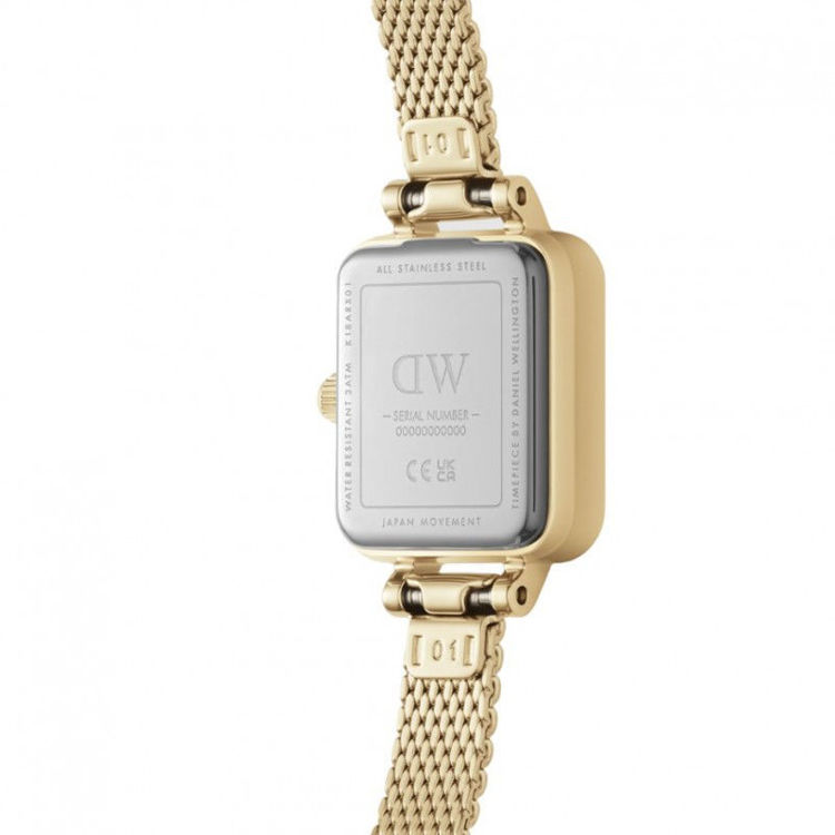 Immagine di Orologio Donna Daniel Wellington Quadro Mini Evergold Blush | DW00100655