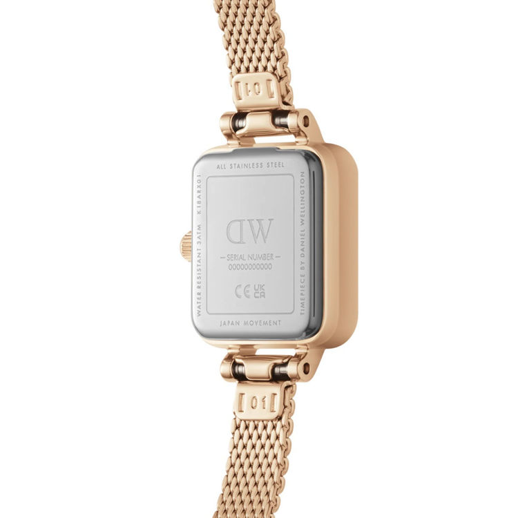 Immagine di Orologio Donna Daniel Wellington Quadro Mini Melrose Onyx | DW00100647