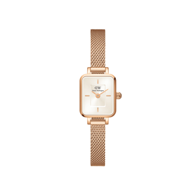 Immagine di Orologio Donna Daniel Wellington Quadro Mini Melrose Champagne | DW00100651