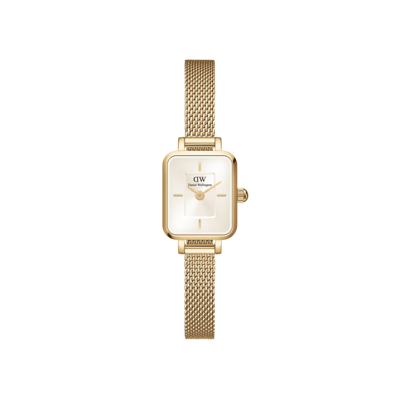 Immagine di Orologio Donna Daniel Wellington Quadro Mini Evergold Champagne | DW00100656