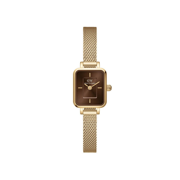 Immagine di Orologio Donna Daniel Wellington Quadro Mini Evergold Amber | DW00100654