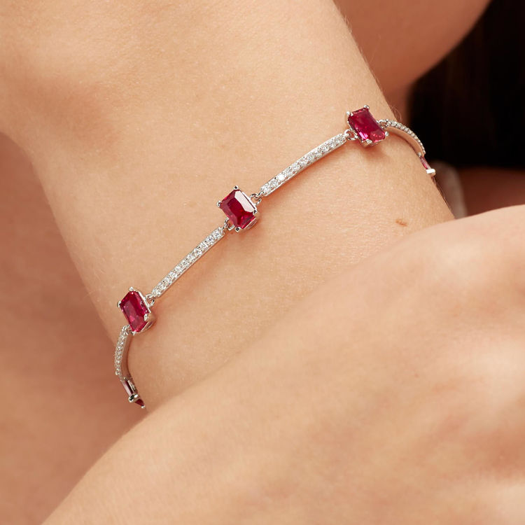 Immagine di Bracciale Semirigido Con Baguette Gioielli Brosway Fancy | FPR04