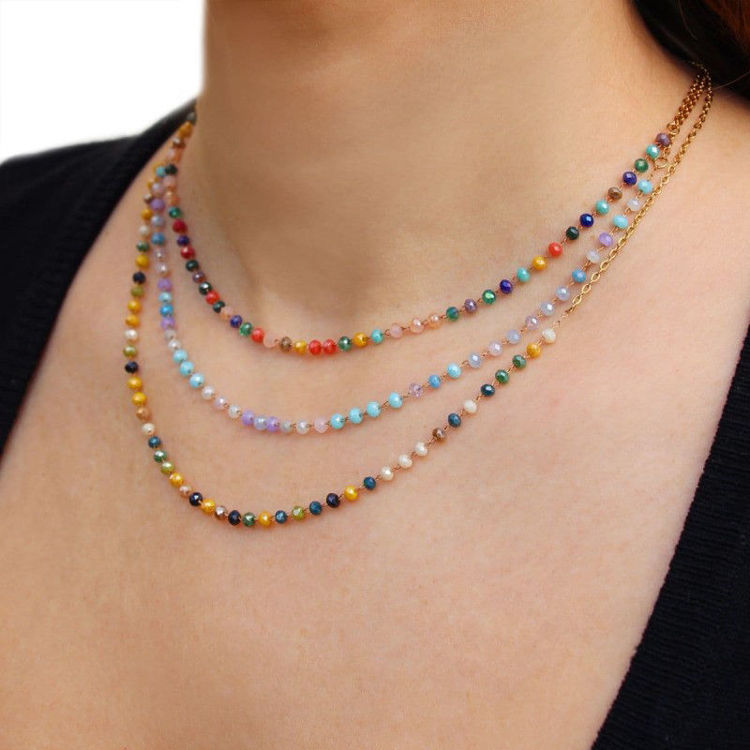 Immagine di Collana Di Cristallo Donna Gioielli Anartxy | BCO343G