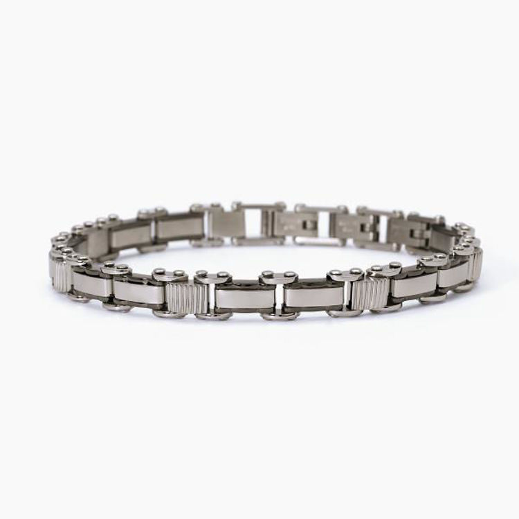 Immagine di Bracciale Acciaio E Pvd Nero Gioielli 2Jewels | 232364