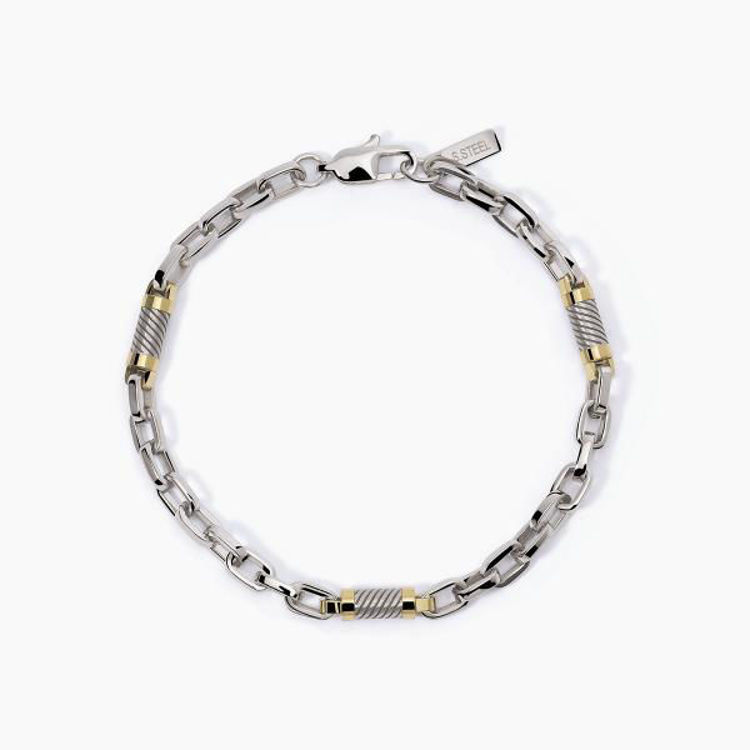 Immagine di Bracciale Acciaio E Pvd Gioielli 2Jewels | 232372