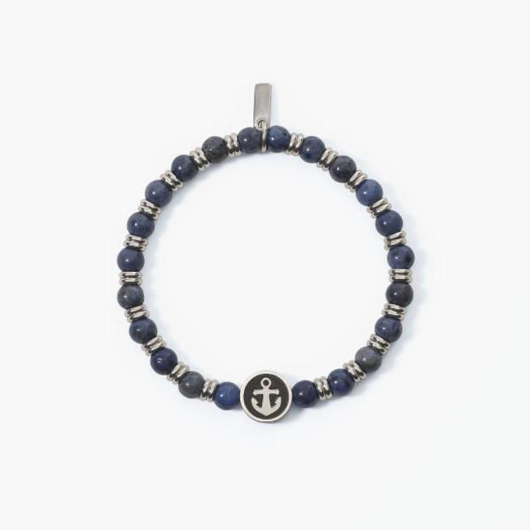 Immagine di Bracciale Dumortierite e Acciaio Gioielli 2Jewels | 232327