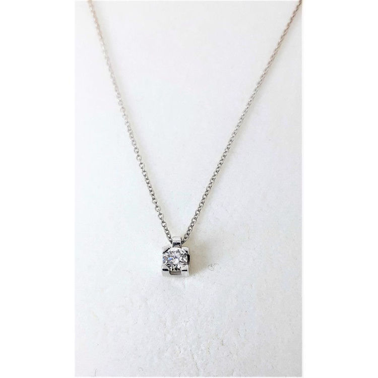 Immagine di Collana Punto Luce Con Diamante Ct. 0,31 Nardelli Gioielli | CL002VS