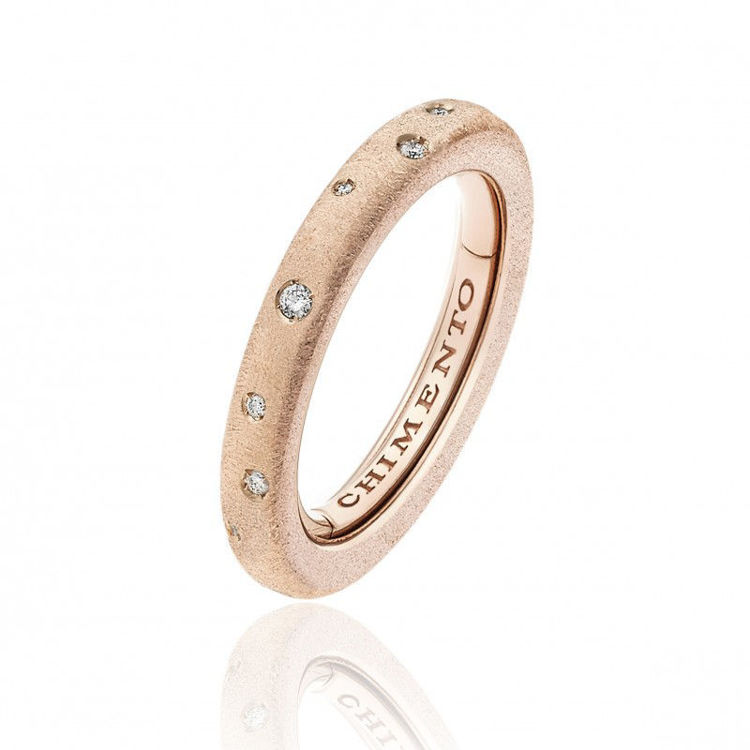 Immagine di Anello Brio Chimento Donna In Oro Satinato Rosa | 1AU0105SB6140