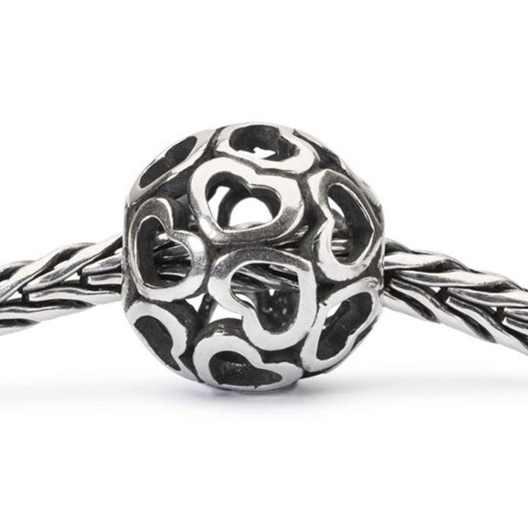 Immagine di Beads Coperta Di Cuori Gioielli Trollbeads | TAGBE-10201