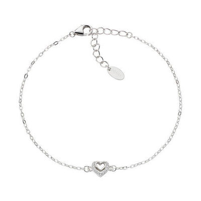 Immagine di Bracciale Donna Due Cuori Gioielli Amen | BRCBBZ3