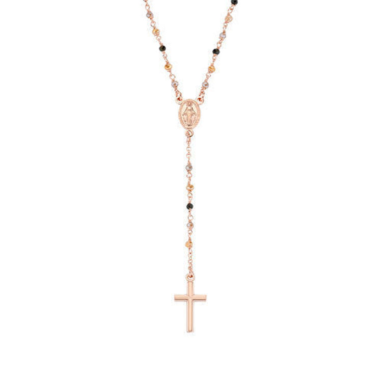 Immagine di Collana Rosario Cristalli Multicolor Gioielli Amen | CRO10RMMM4