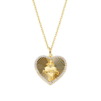 Immagine di Collana Donna Sacro Cuore Gioielli Amen | CLSCCUG