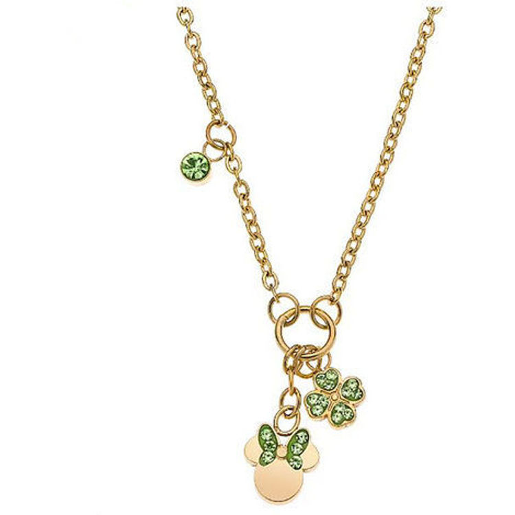 Immagine di Collana Bambina Disney Minnie Mouse Verde | N600604YRGL-157.CJ