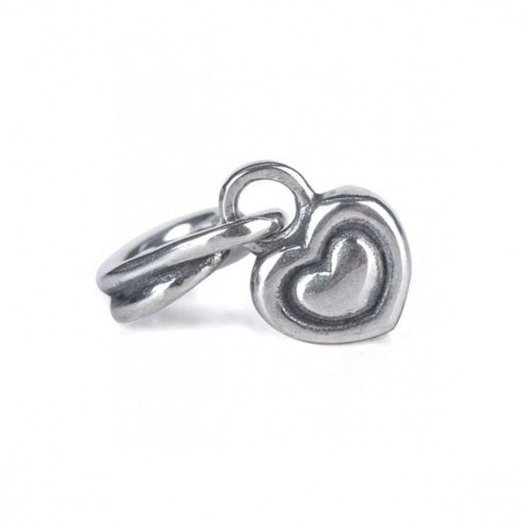 Immagine di Beads Pendente Cuore Nel Cuore Gioielli Trollbeads | TAGBE-00258