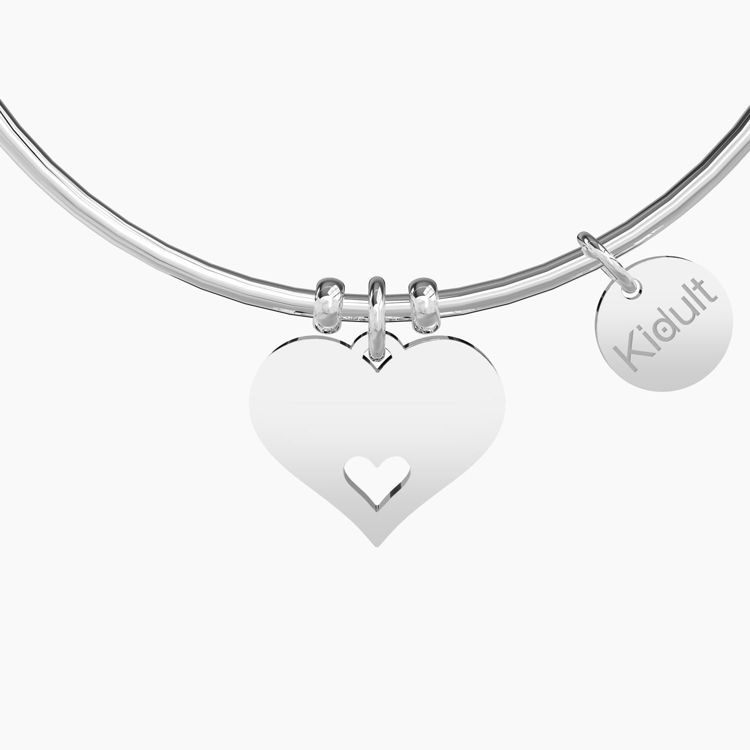 Immagine di Bracciale Cuore Mamma Rigido Gioielli Kidult | 731619