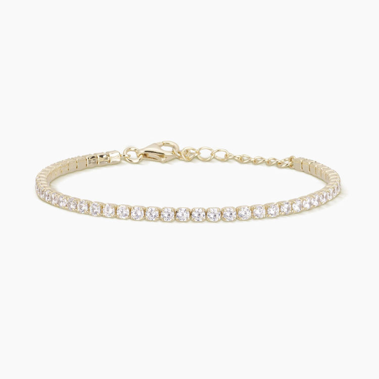 Immagine di Bracciale Mini Tennis Con Zirconi Gioielli Mabina | 533328