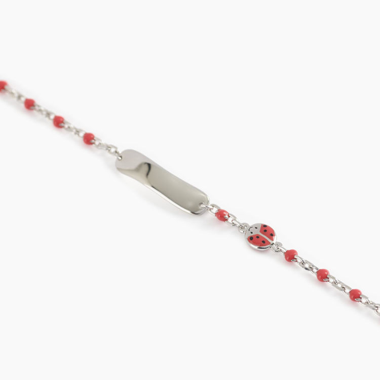 Immagine di Bracciale Baby Personalizzabile Con Coccinella Gioielli Mabina | 533498