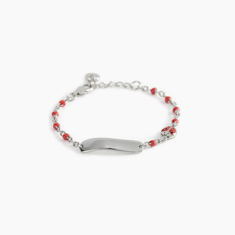 Immagine di Bracciale Baby Personalizzabile Con Coccinella Gioielli Mabina | 533498