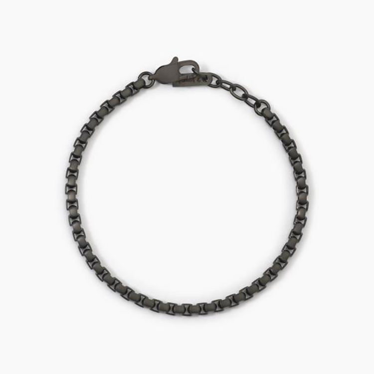 Immagine di Bracciale Con PVD Gunmetal E Catena Veneta Gioielli 2Jewels | 232478