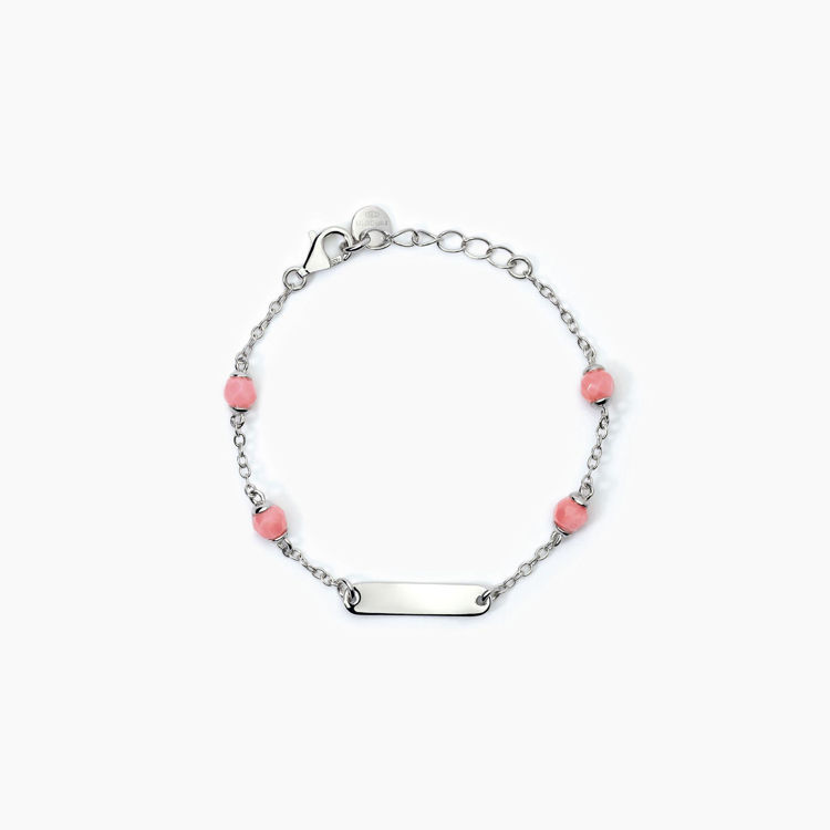 Immagine di Bracciale Bambina Personalizzabile Con Corallo Gioielli Mabina | 533783