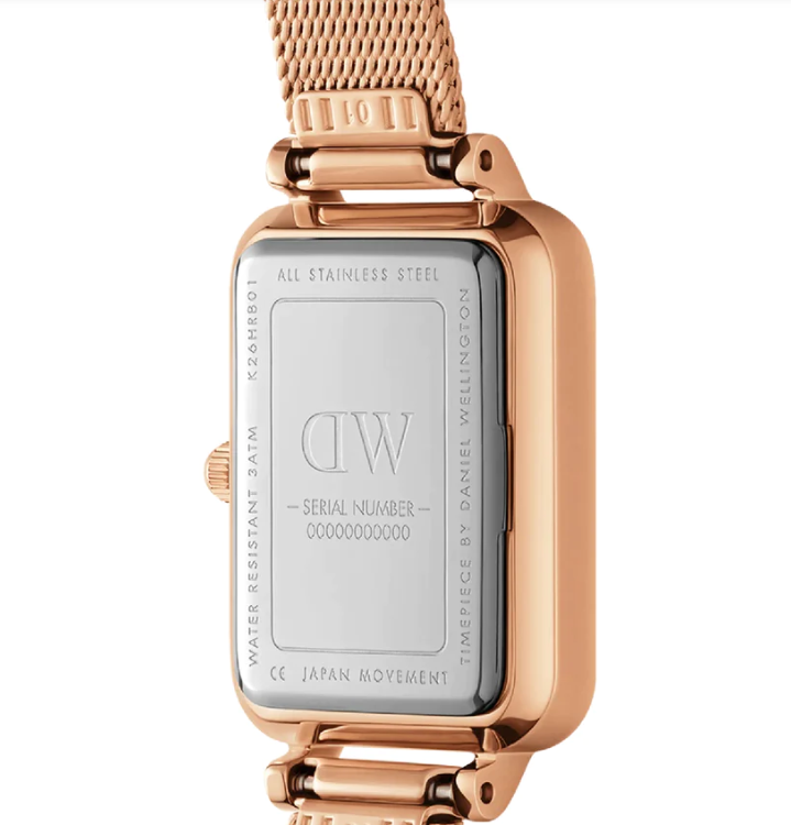 Immagine di Orologio Daniel Wellington Quadro Lumine Bezel Melrose Pink Mop | DW00100669