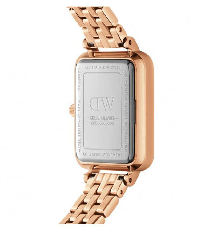 Immagine di Orologio Daniel Wellington Quadro Lumine Bezel 5-Link Melrose | DW00100672