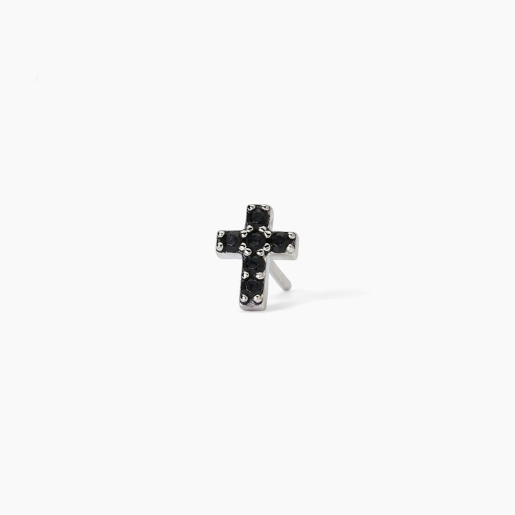 Immagine di Orecchini Con Croce In Pavè Uomo Gioiello Mabina | 563700