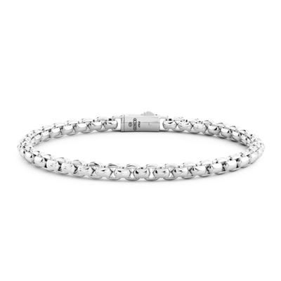 Immagine di Bracciale Uomo In Argento Maglia Veneziana Quadrata Gioielli Zancan | EXB704