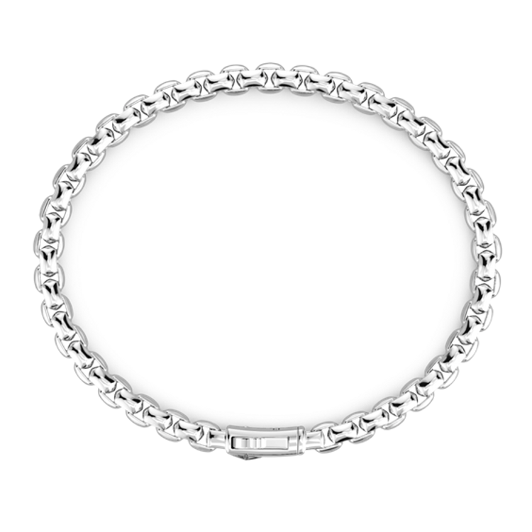 Immagine di Bracciale Uomo In Argento Maglia Veneziana Quadrata Gioielli Zancan | EXB704