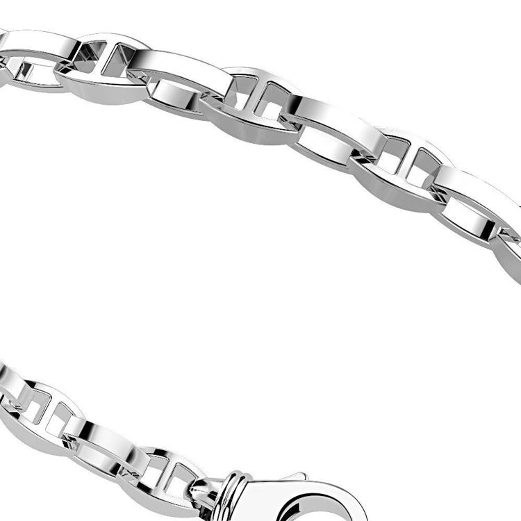 Immagine di Bracciale Uomo In Argento Solo Maglia Gioielli Zancan | EXB589