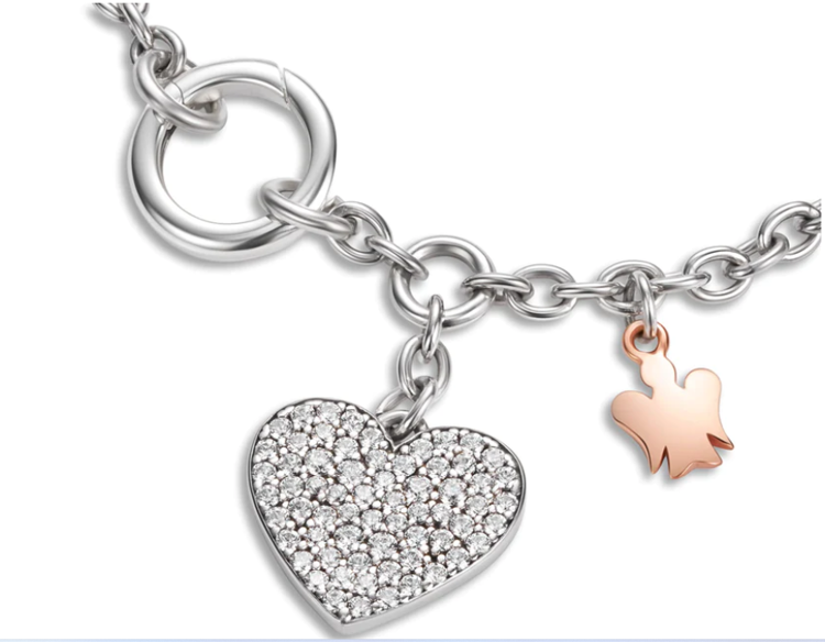 Immagine di Bracciale Cuore Charm E Angelo Roberto Giannotti | GIA440