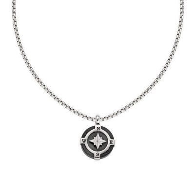 Immagine di Collana Uomo Acciaio Rosa Dei Venti | ACCL104