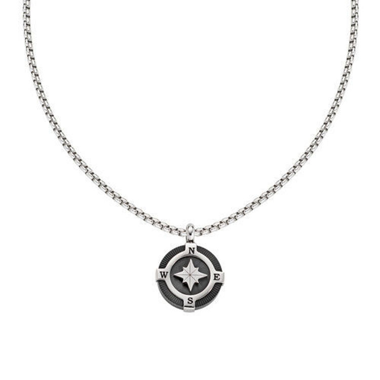 Immagine di Collana Uomo Acciaio Rosa Dei Venti | ACCL104